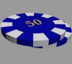 3d-Modell-Pokerchip